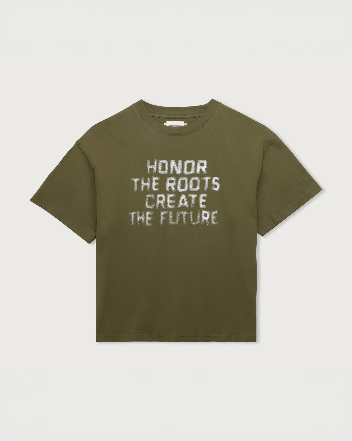 Honor The Roots Tee - Olive