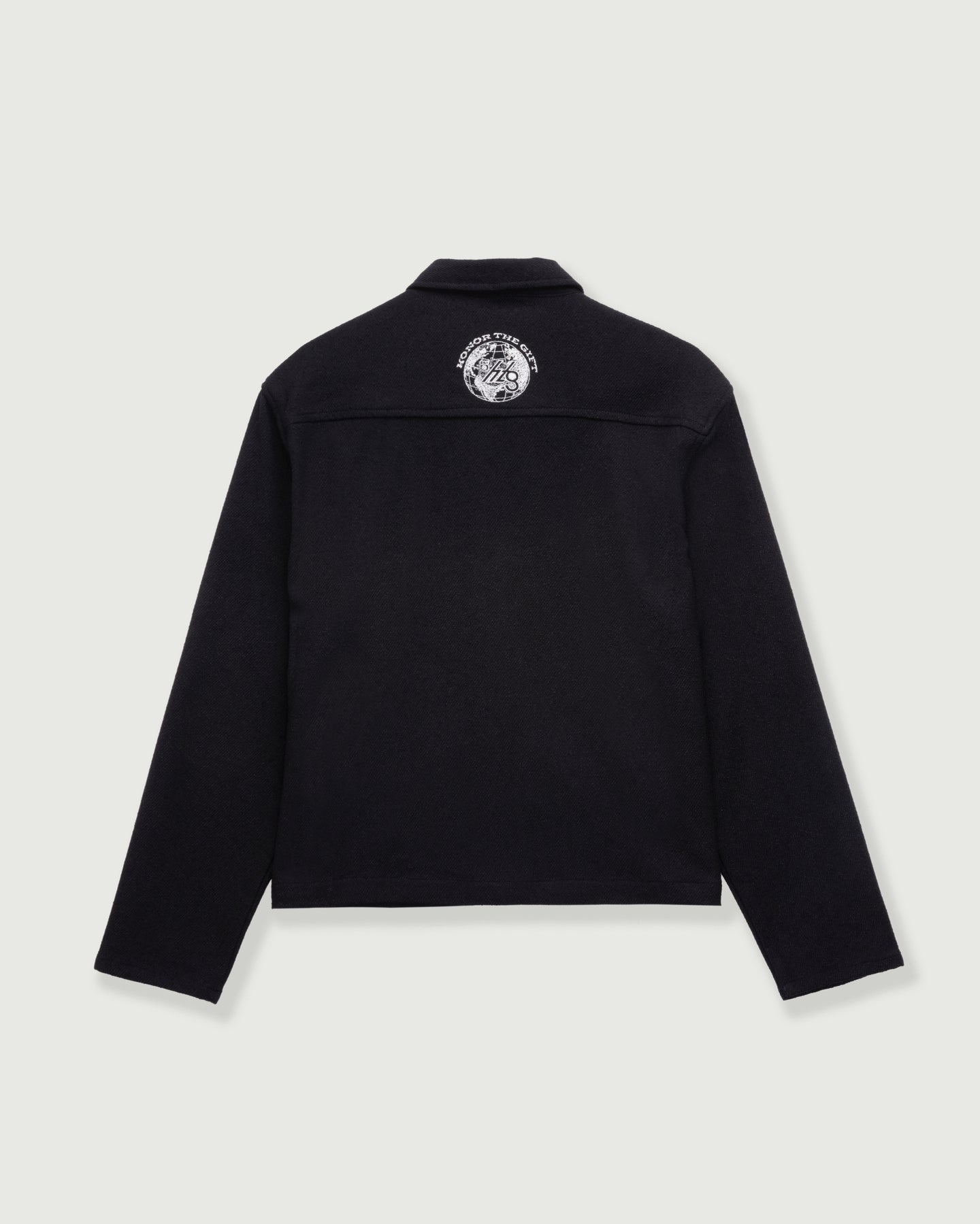 Nep Yarn Over Shirt - Black
