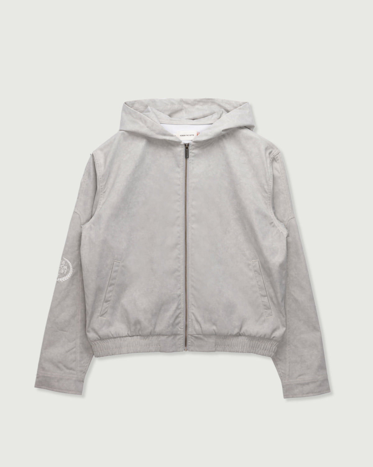 Twill Hooded Jacket - Stone