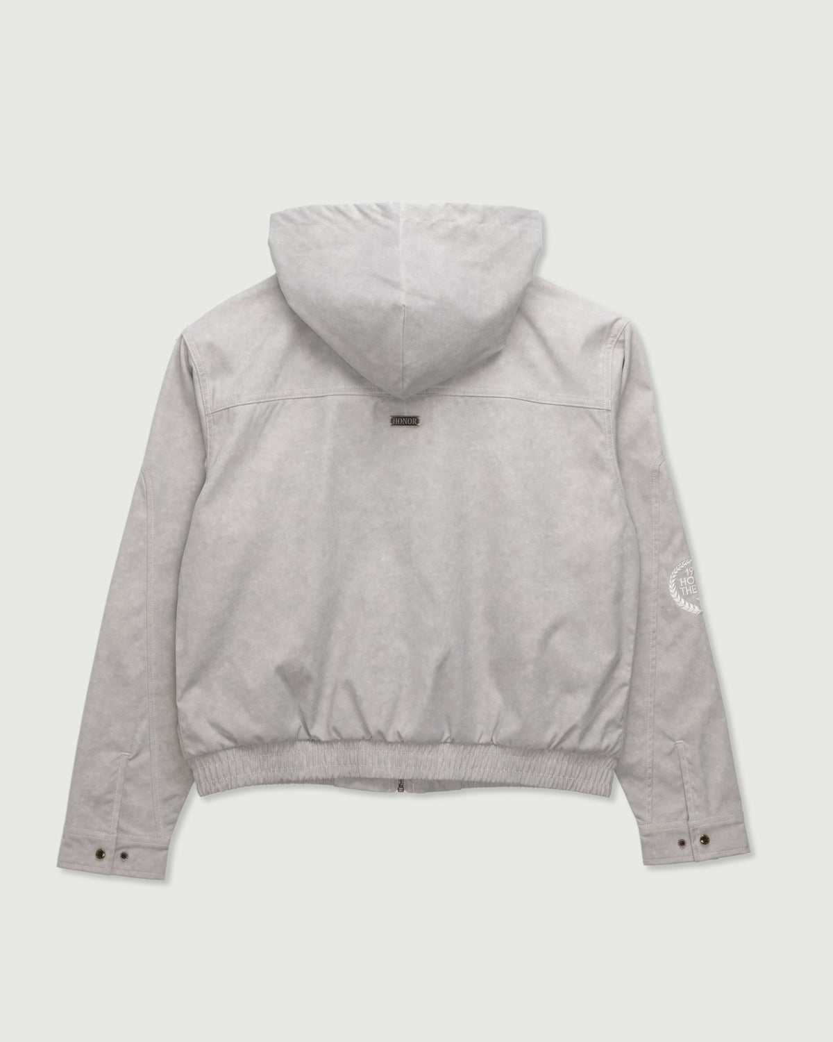 Twill Hooded Jacket - Stone