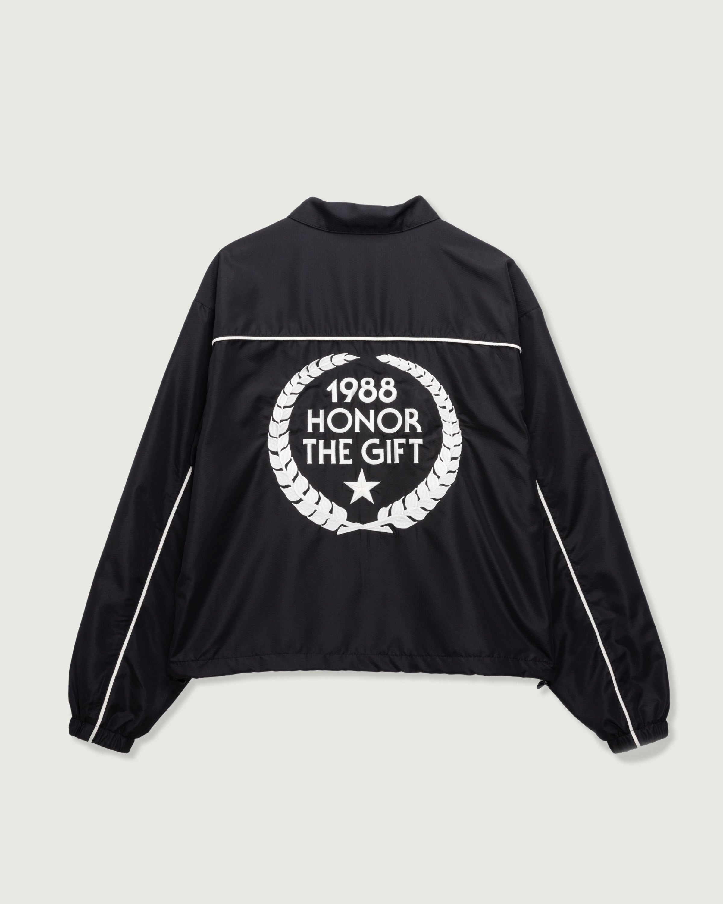 Honeycomb Ripstop Track Jacket - Black – Honor The Gift