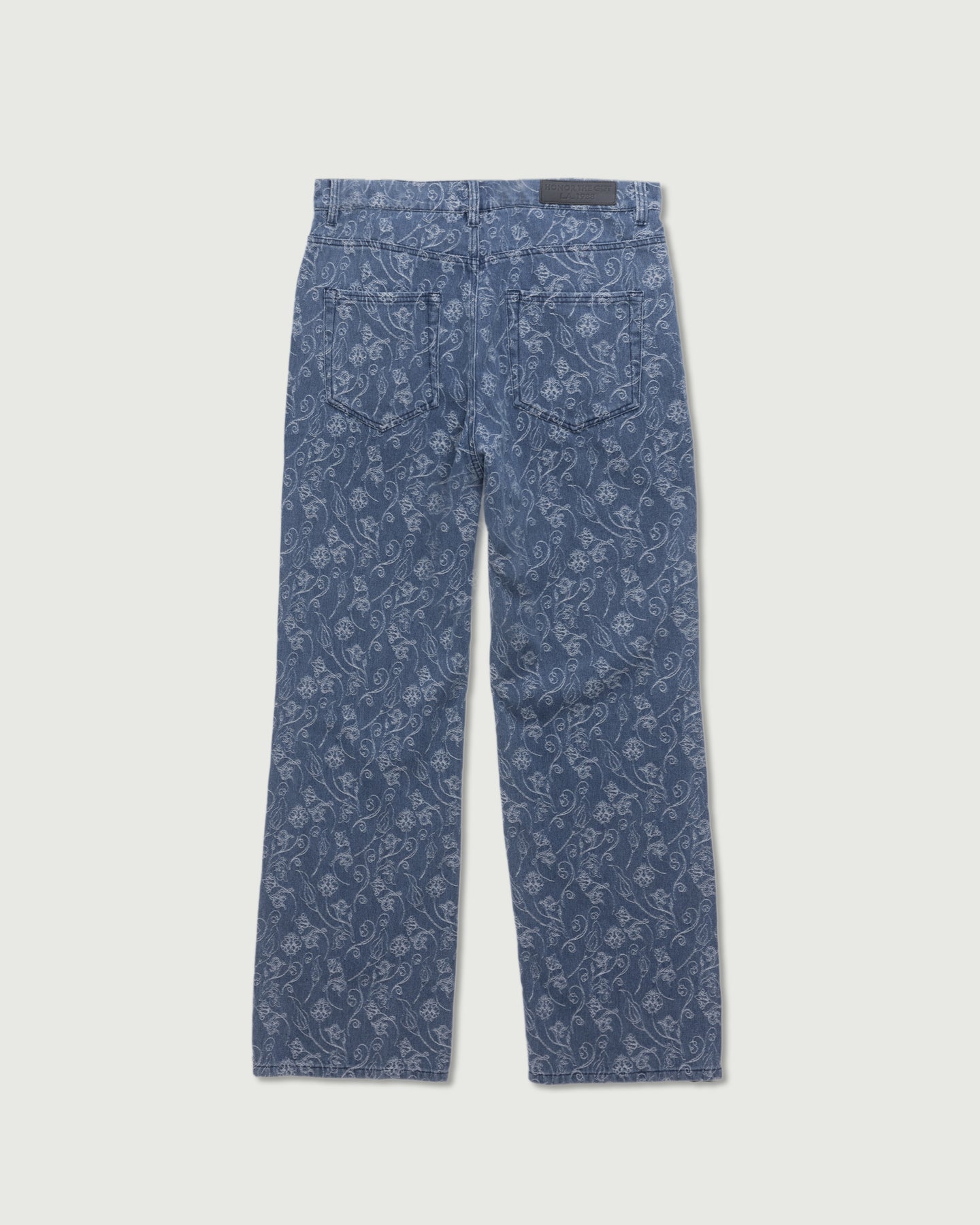 Washed 5 Pocket Denim - Light Indigo