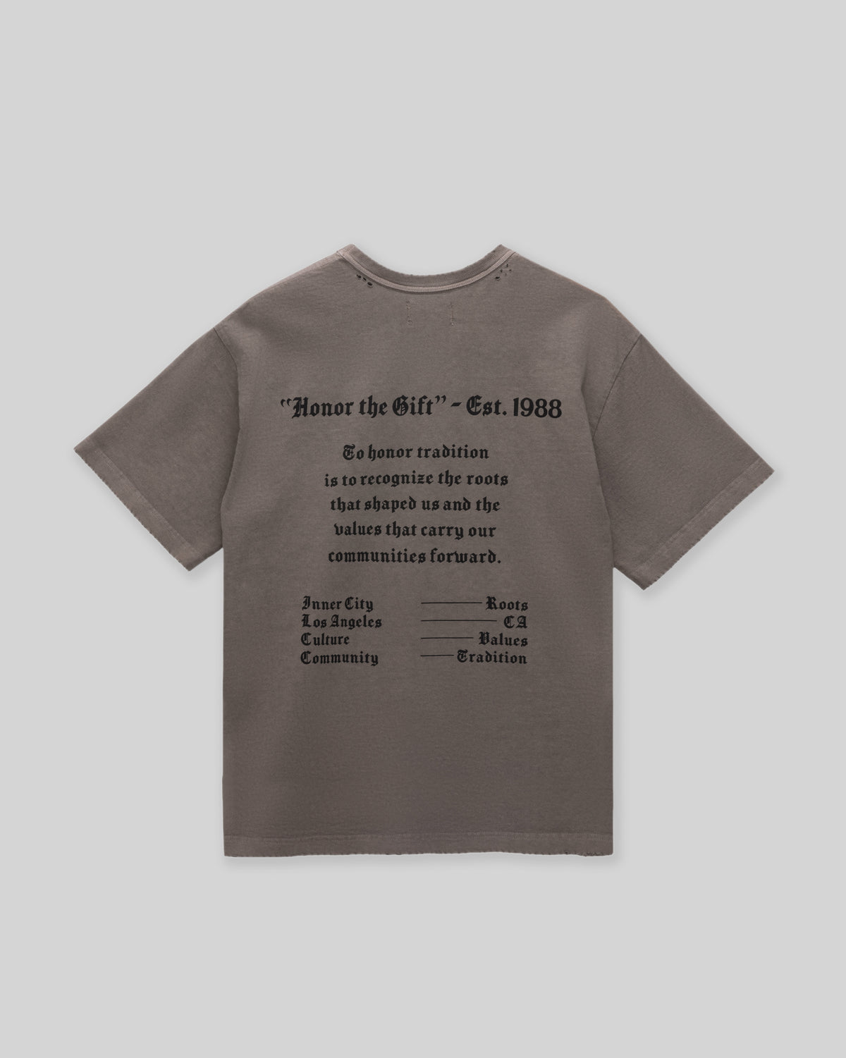 Est. 1988 Tee - Vintage Mocha Grey