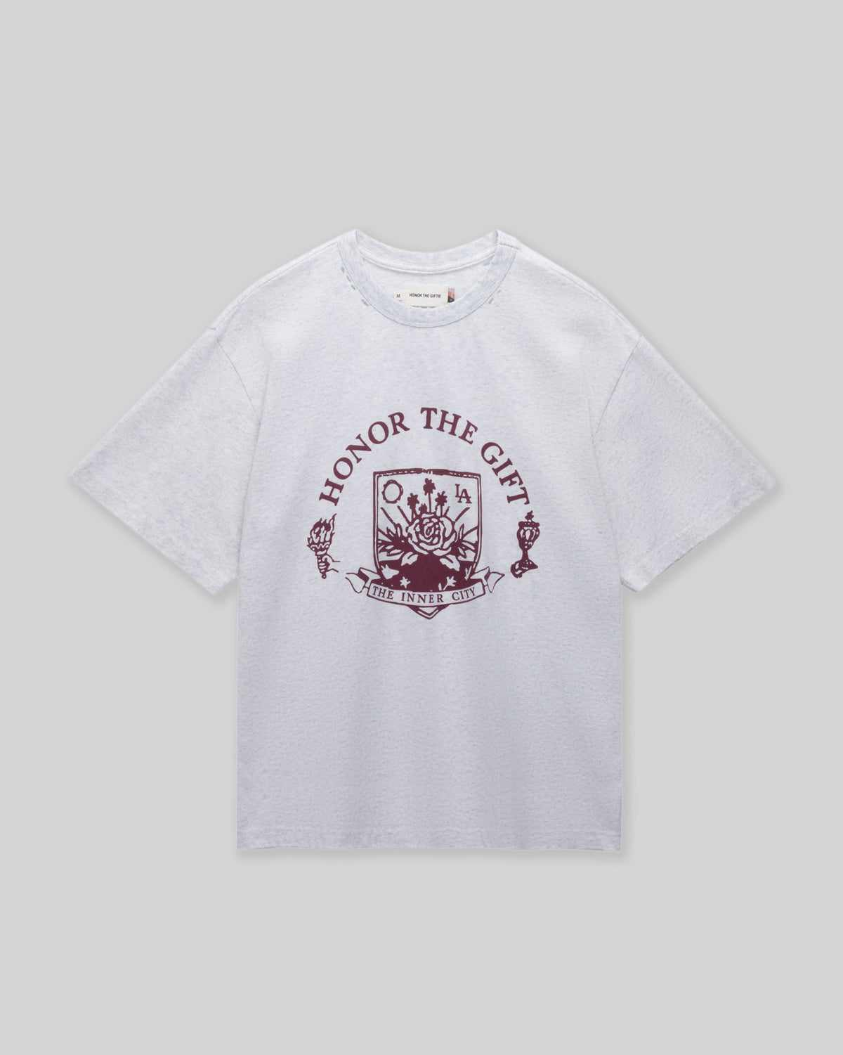Emblem Tee - Vintage Heather Grey