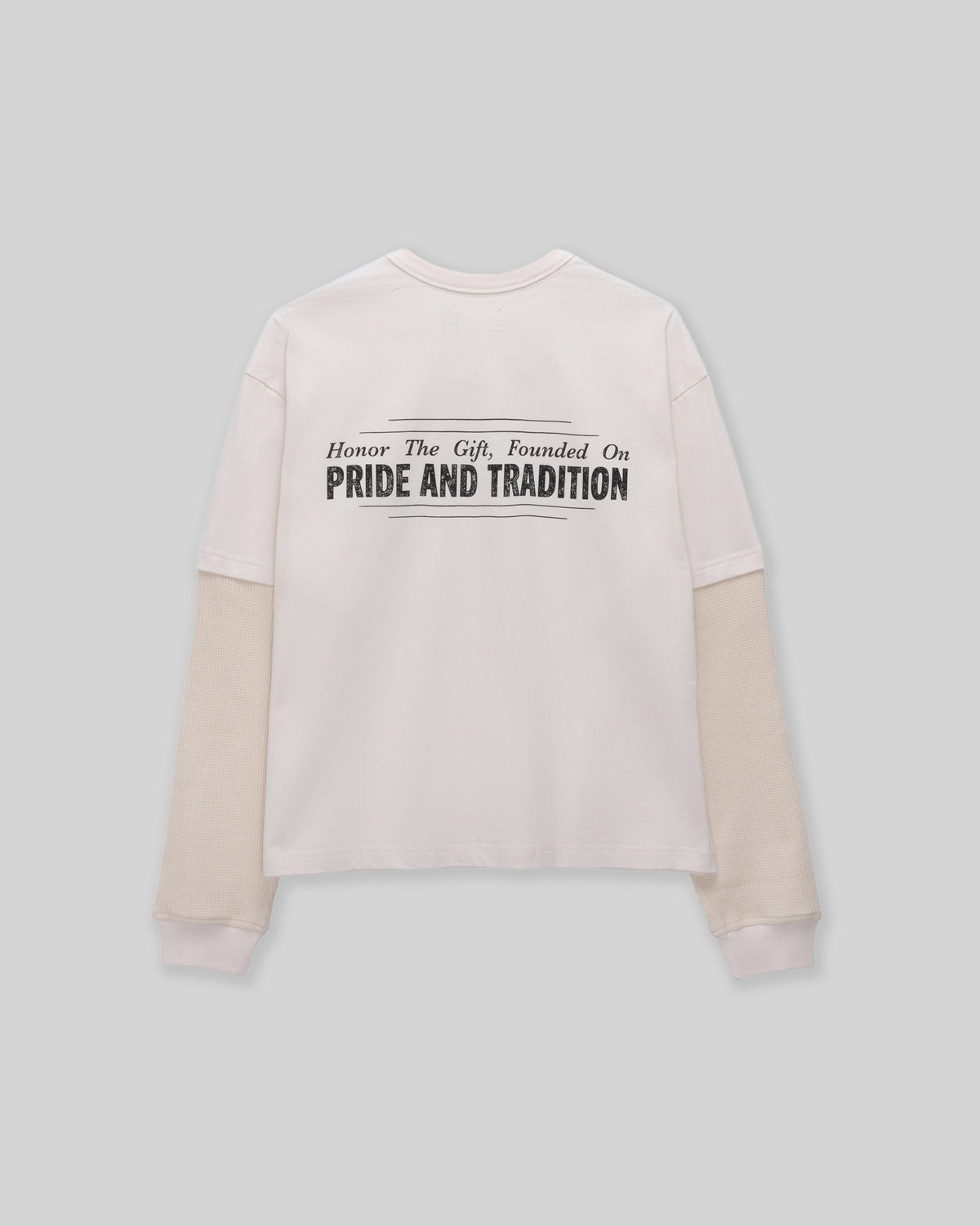 Pride And Tradition Double Tee - Bone