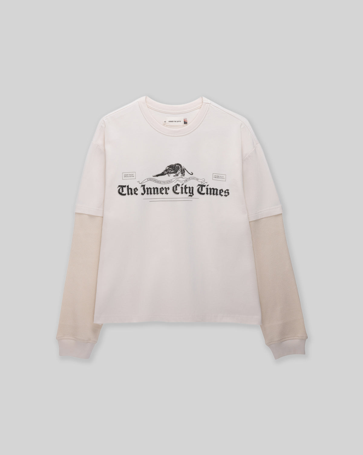 Pride And Tradition Double Tee - Bone