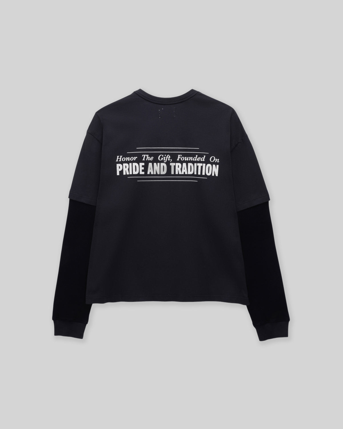 Pride And Tradition Double Tee - Black