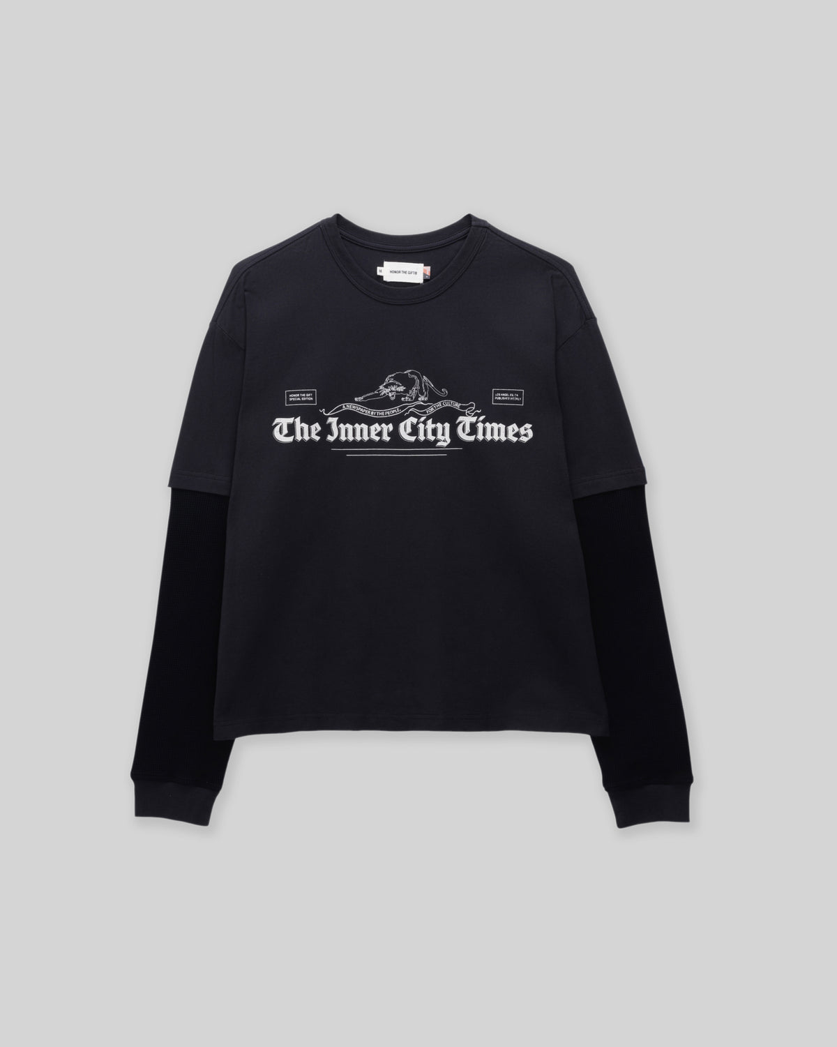 Pride And Tradition Double Tee - Black