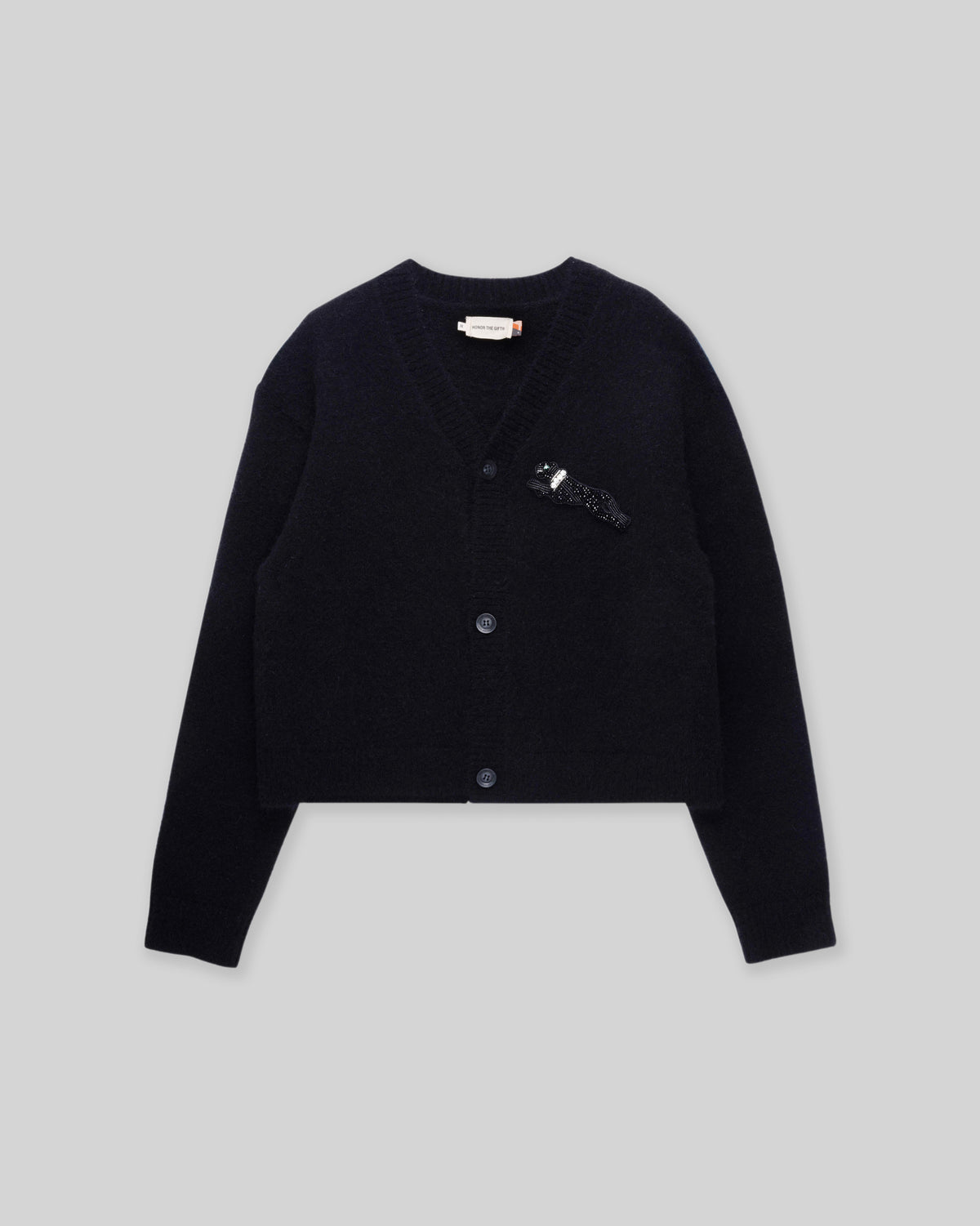 Mohair Cardigan - Black