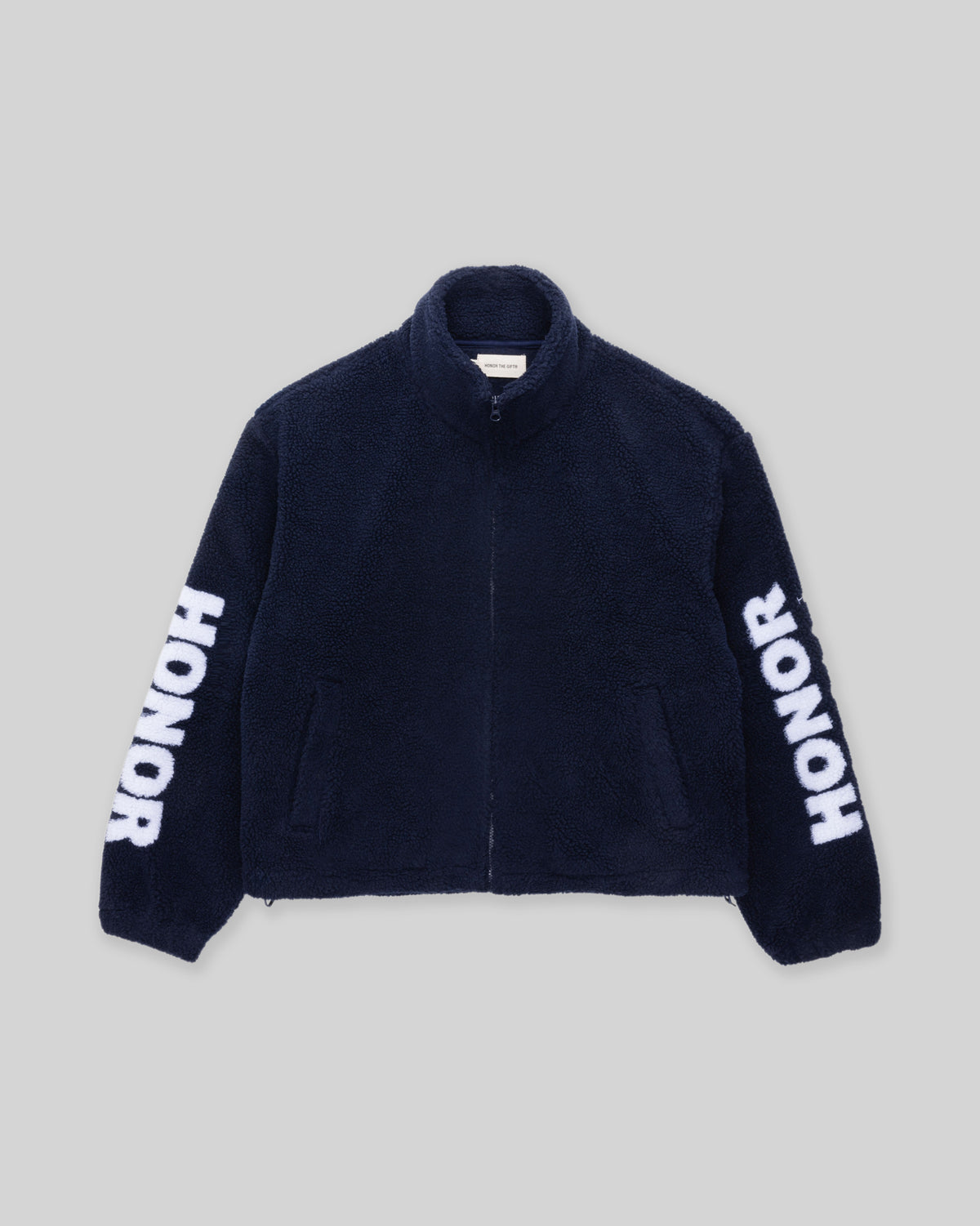 Fleece Full Zip Jacket - Navy