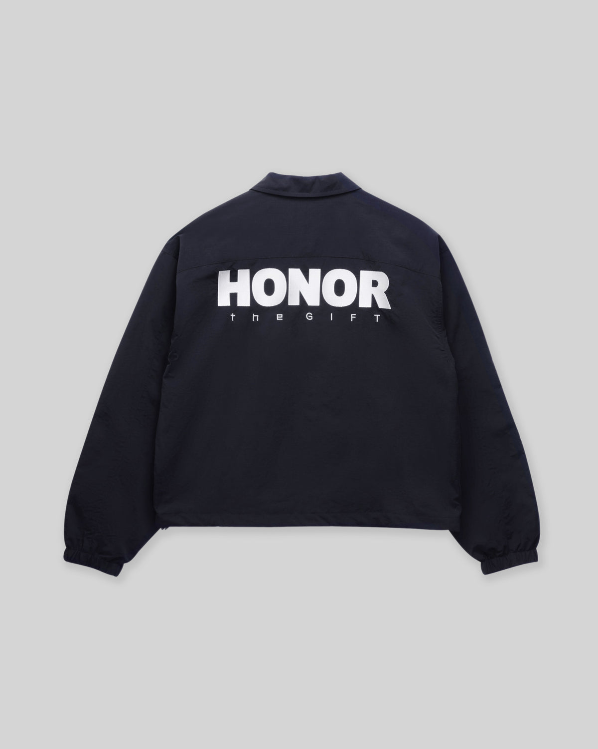 Nylon Track Jacket - Black