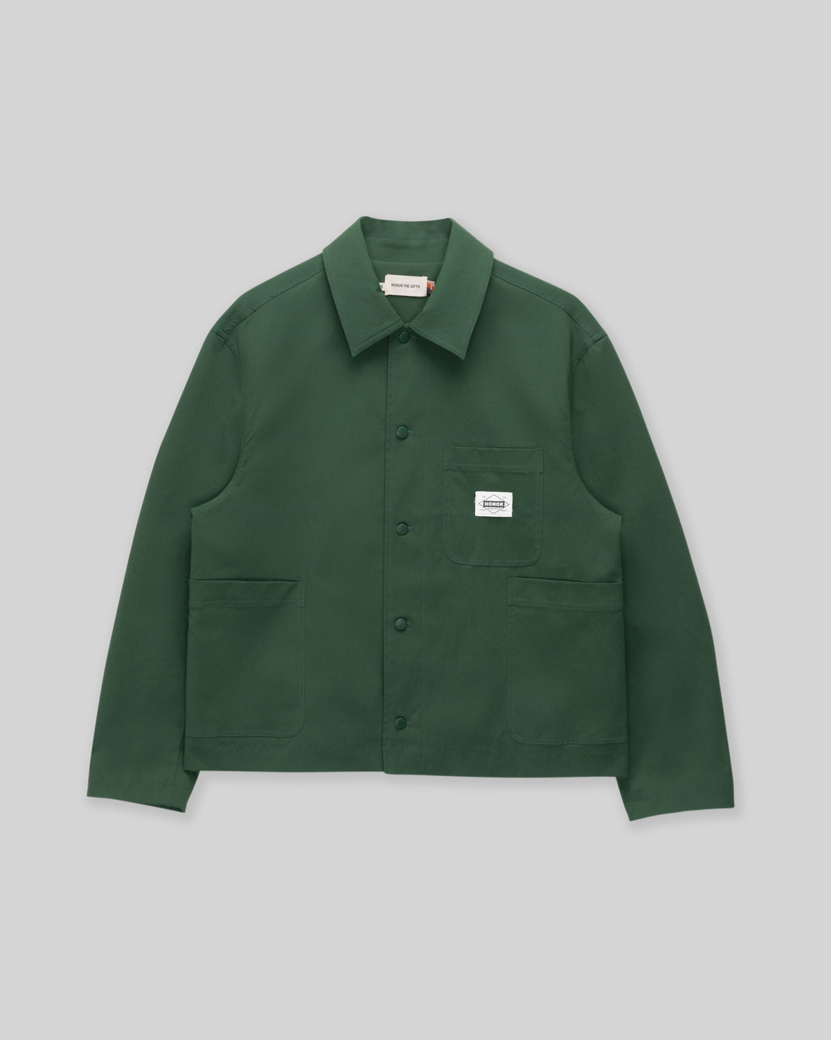 Nylon Chore Jacket - Forest
