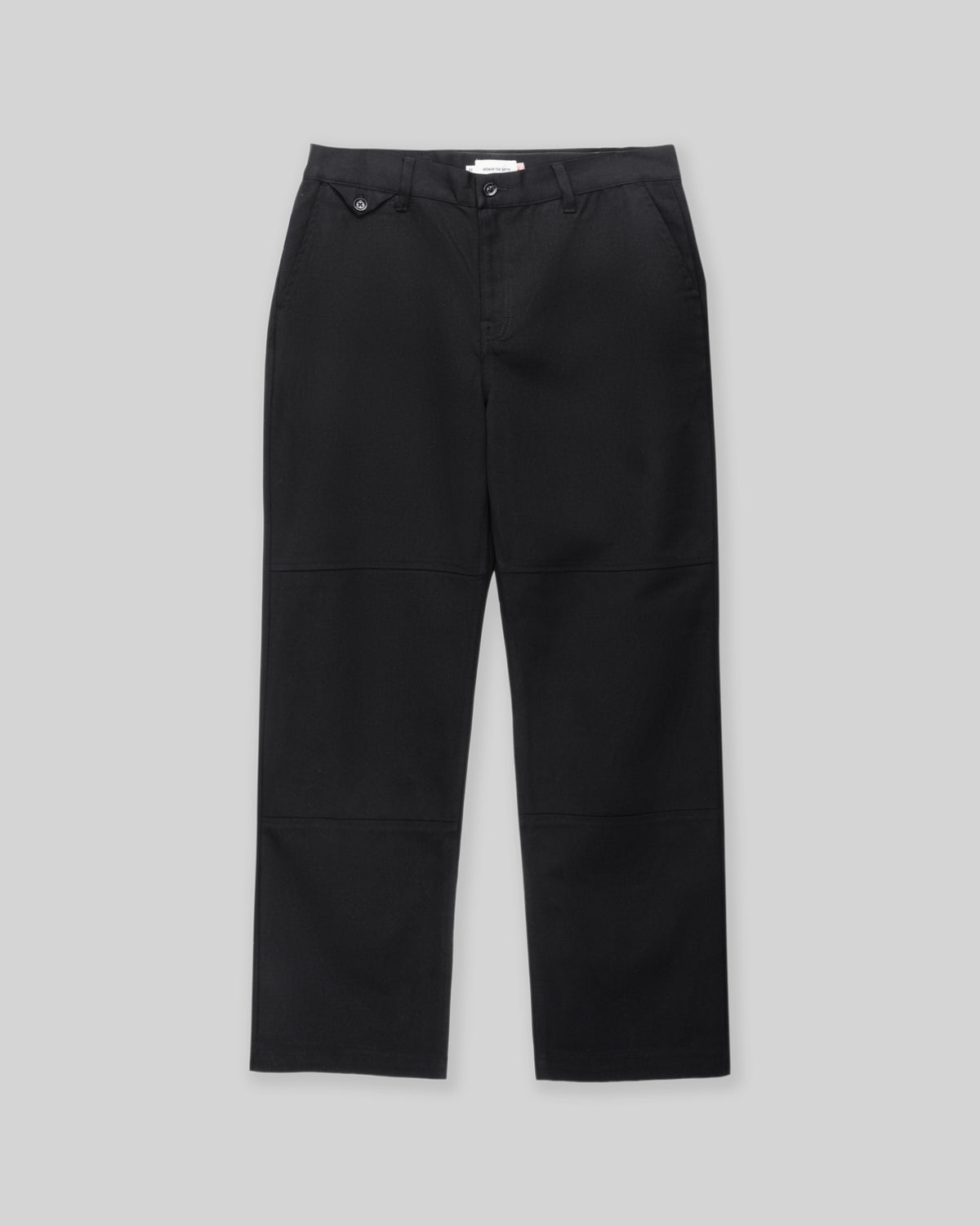 Twill Paneled Pant - Black