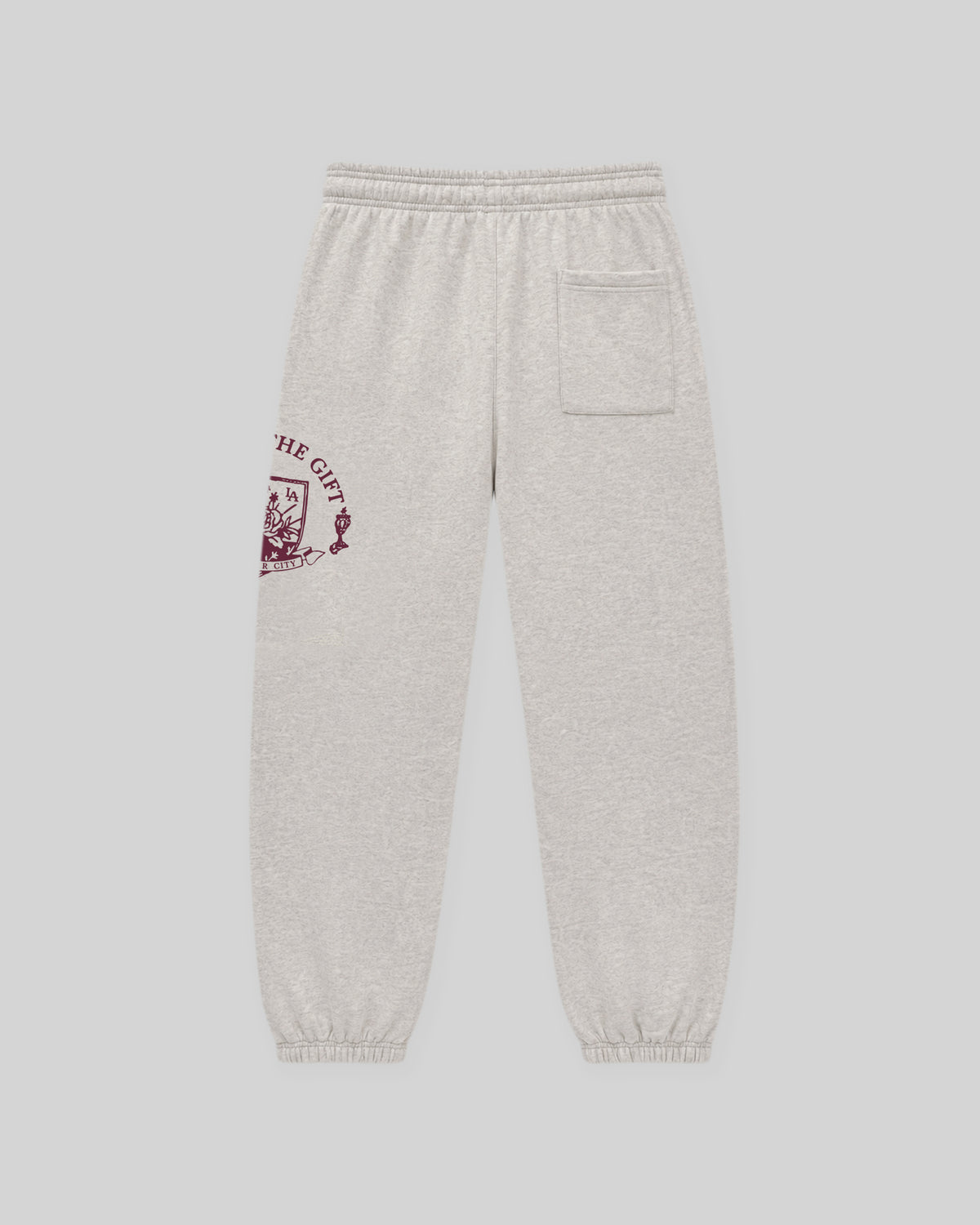 Emblem Sweatpant - Heather Grey