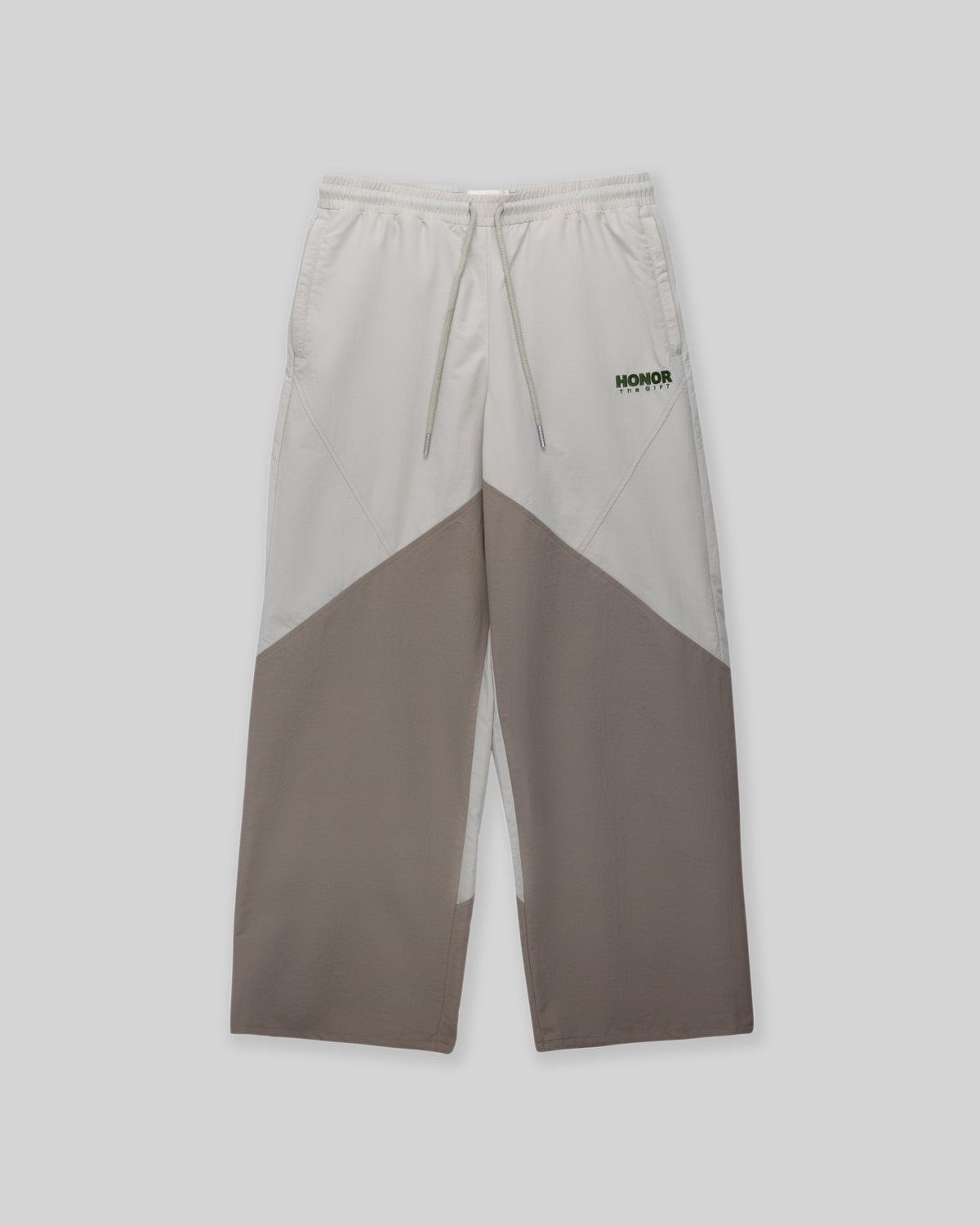 Nylon Track Pant - Sand Mocha Grey