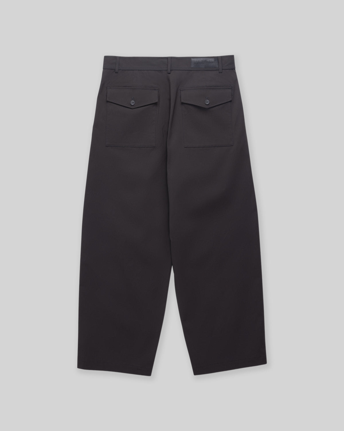 Nylon Relaxed Pant - Charcoal