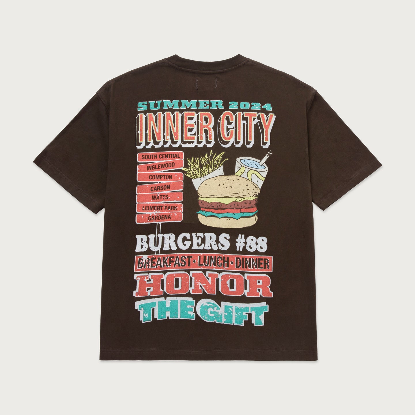 HTG® Burgers T-Shirt - Black