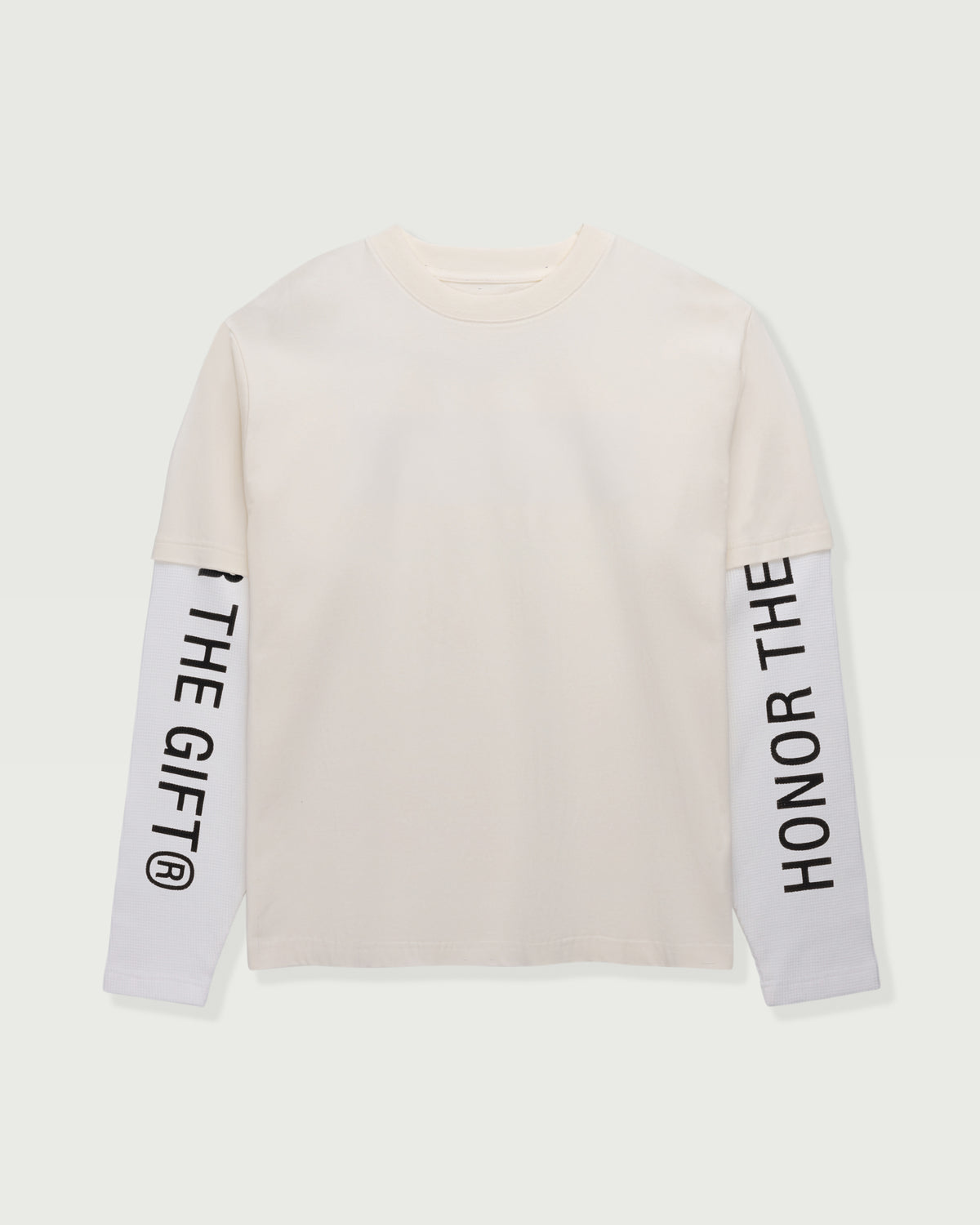 Honor Double Sleeve Tee - Bone