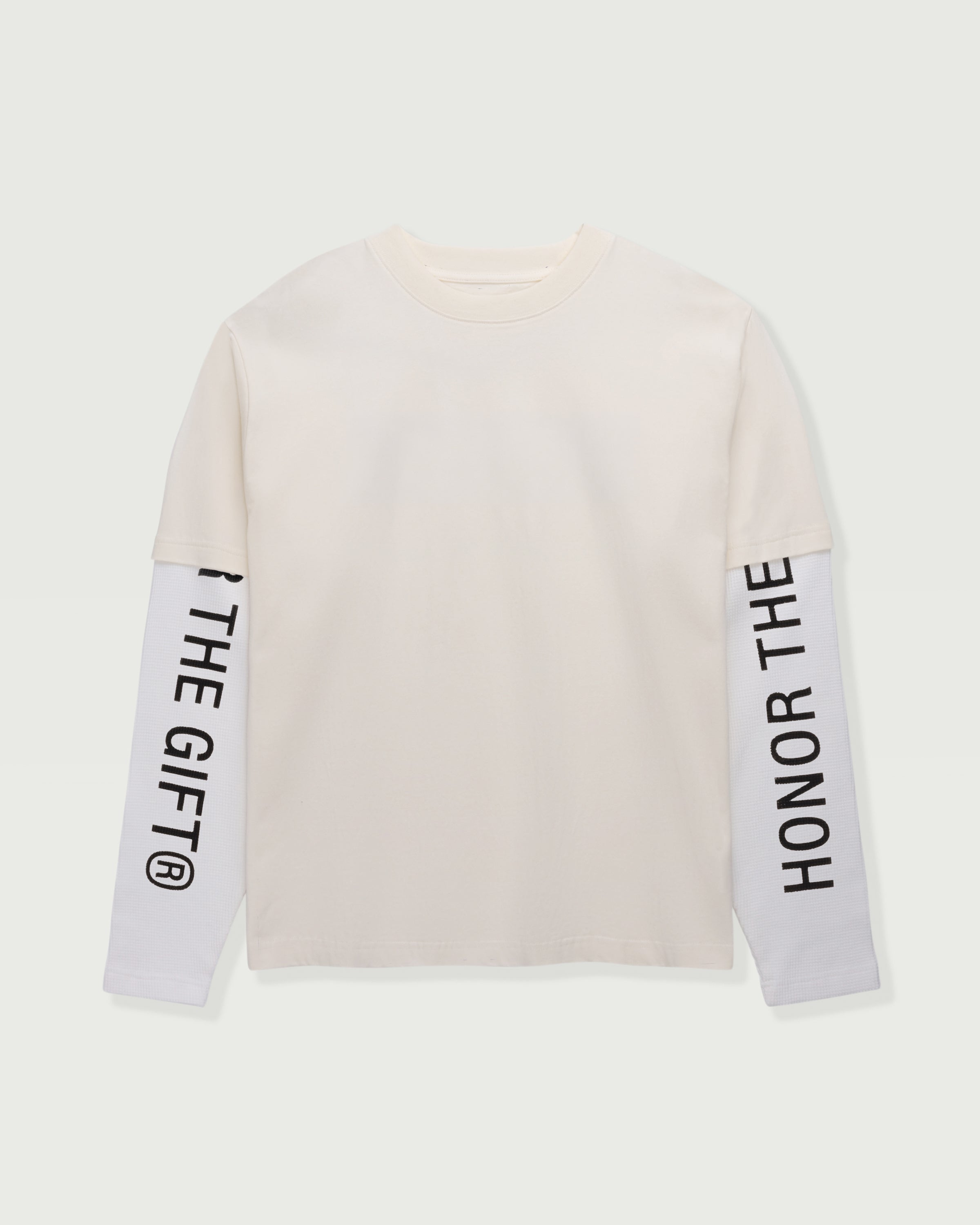 Honor Double Sleeve Tee - Bone