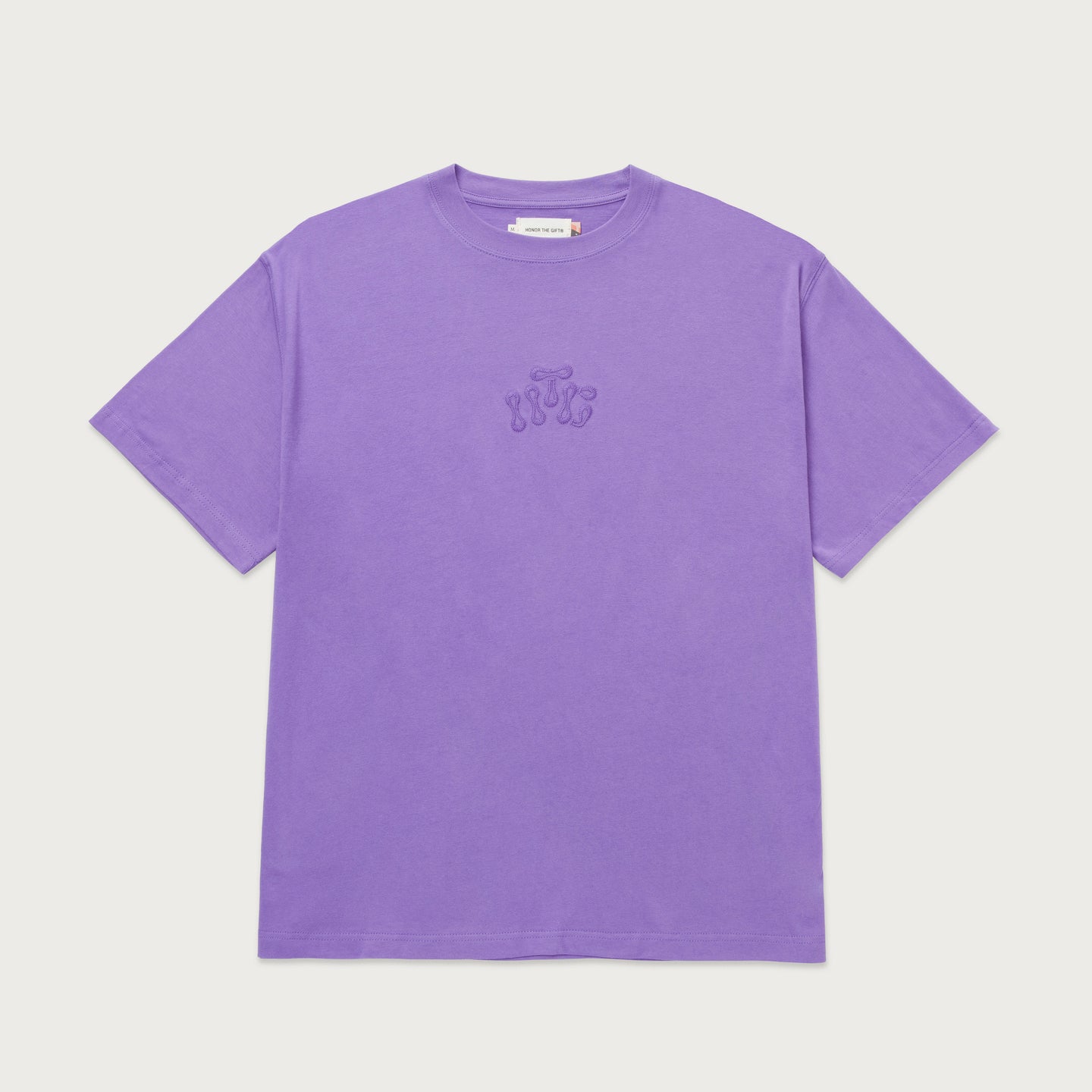 HTG® Embroidery Logo T-Shirt - Purple