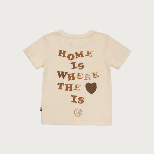 Kids Home Is Where T-Shirt - Bone