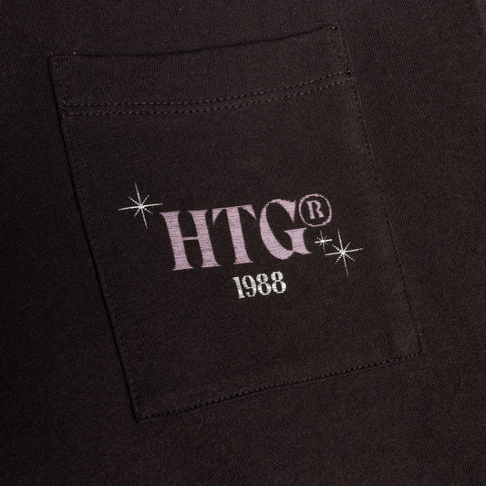 Womens HTG® Home Is Where Knit T-Shirt - Black