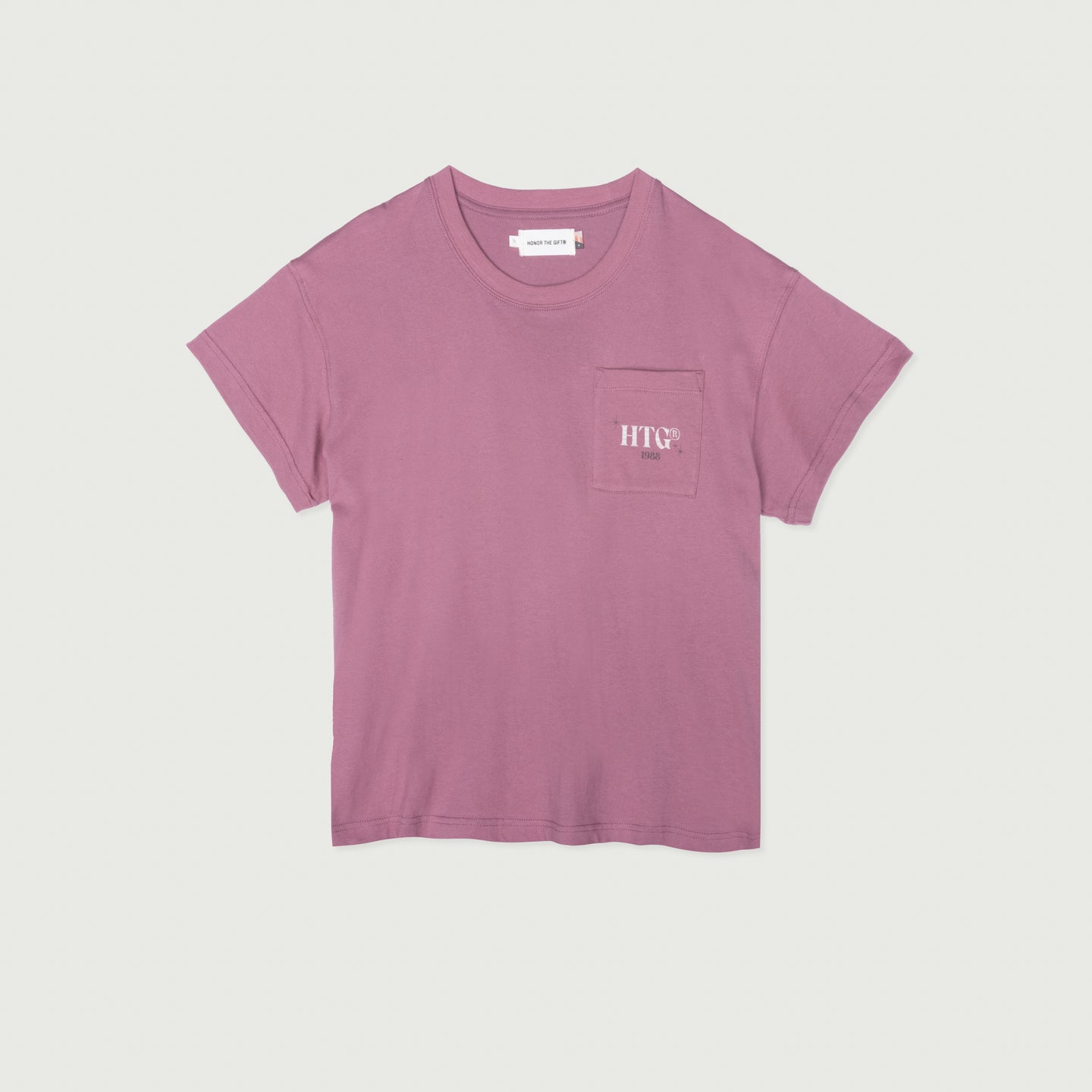 Womens HTG® Home Is Where Knit T-Shirt - Mauve