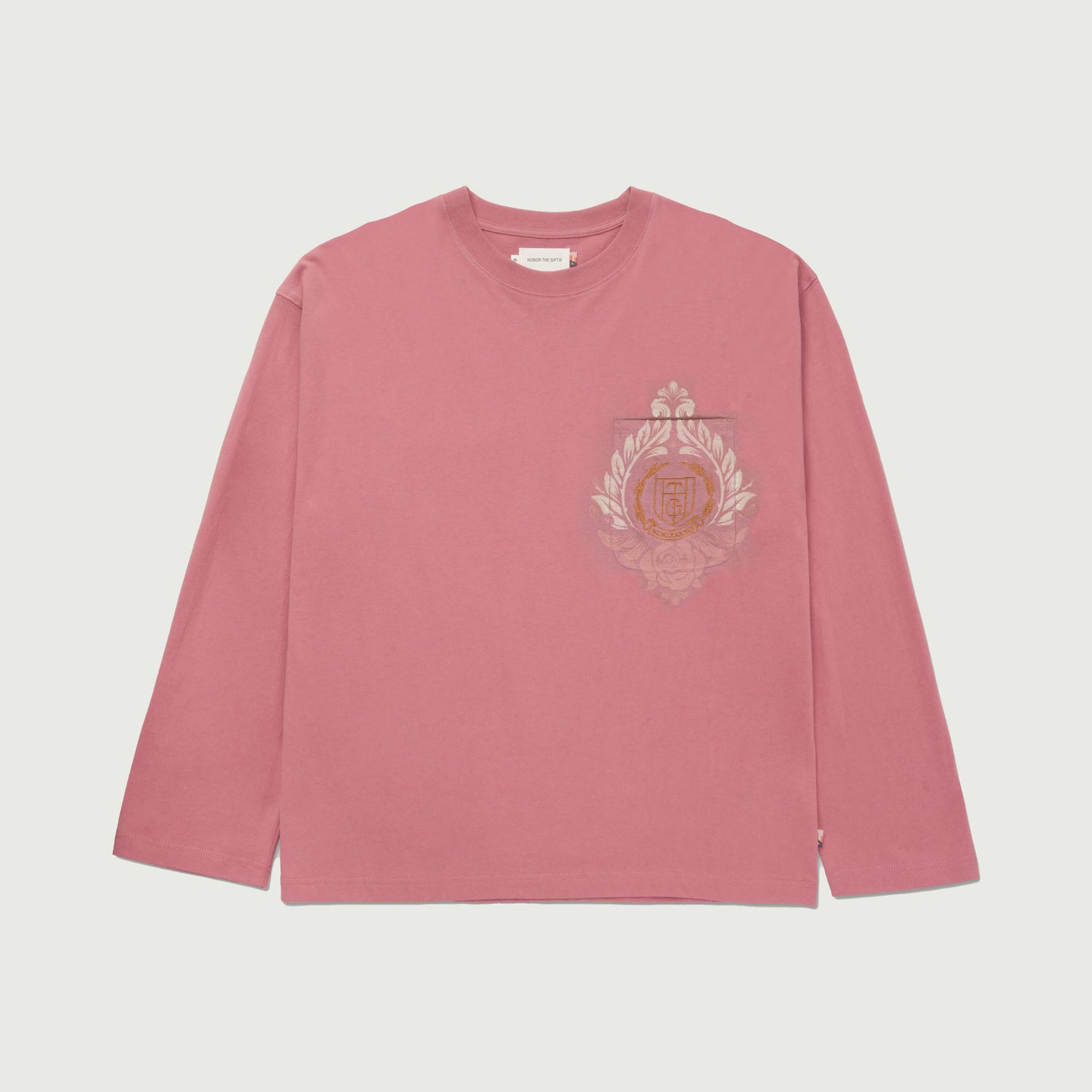 HTG® L/S Box T-Shirt - Mauve