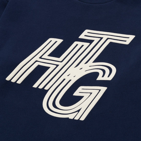 Terry Htg Crewneck - Blue