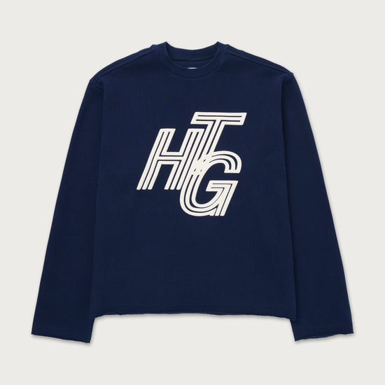 Terry Htg Crewneck - Blue