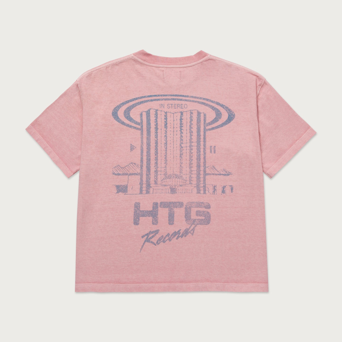 Htg Records Tee - Pink