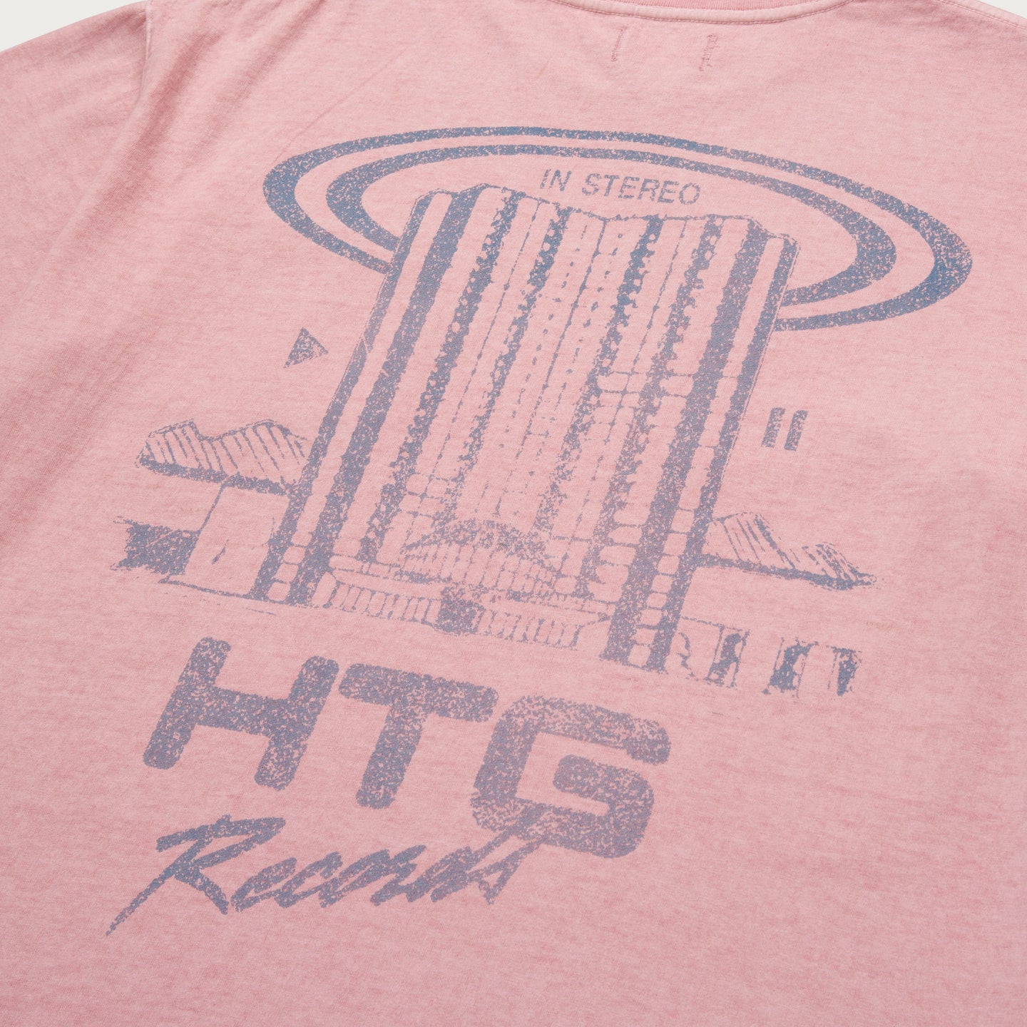 Htg Records Tee - Pink