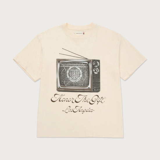 HTG® TV T-Shirt - Bone