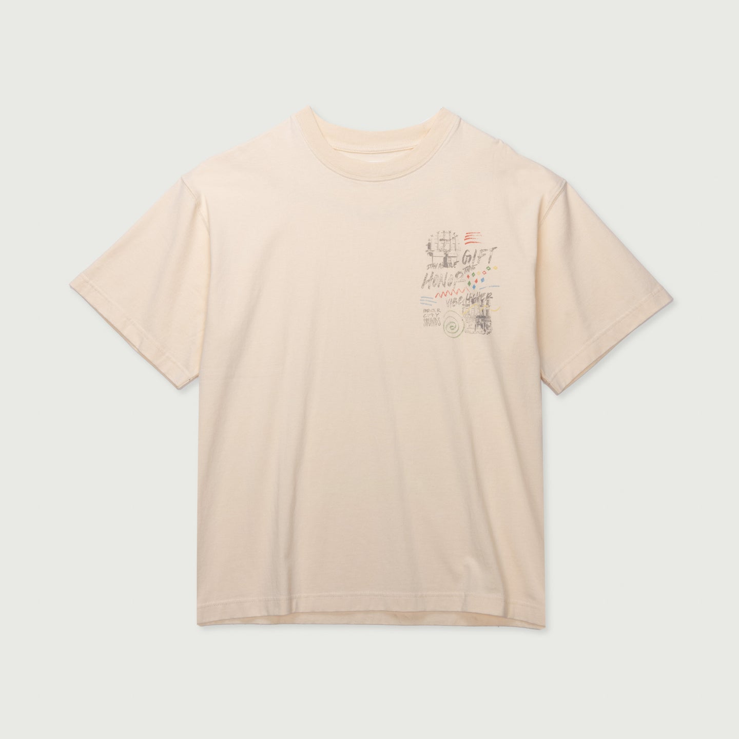 HTG® Vibe Higher T-Shirt - Bone