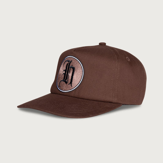 H Patch Hat - Brown