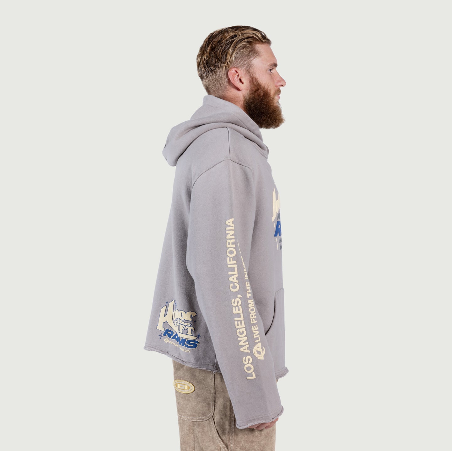 Rams Hoodie - Grey