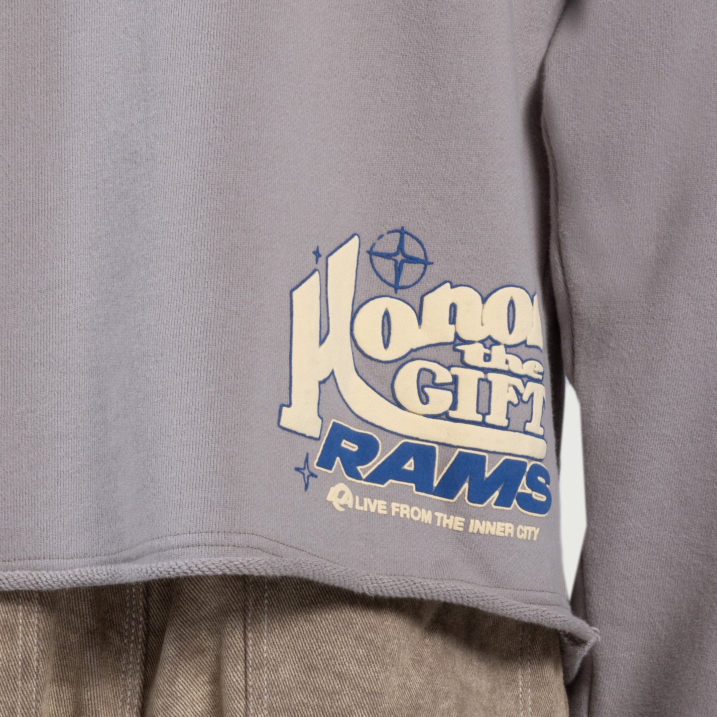 Rams Hoodie - Grey