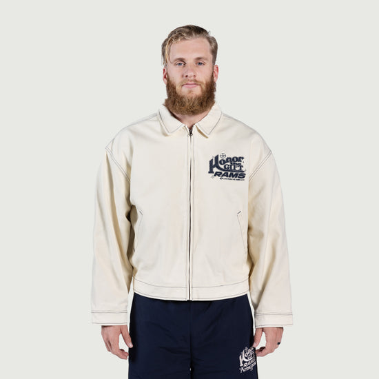 Rams Canvas Jacket - Cream