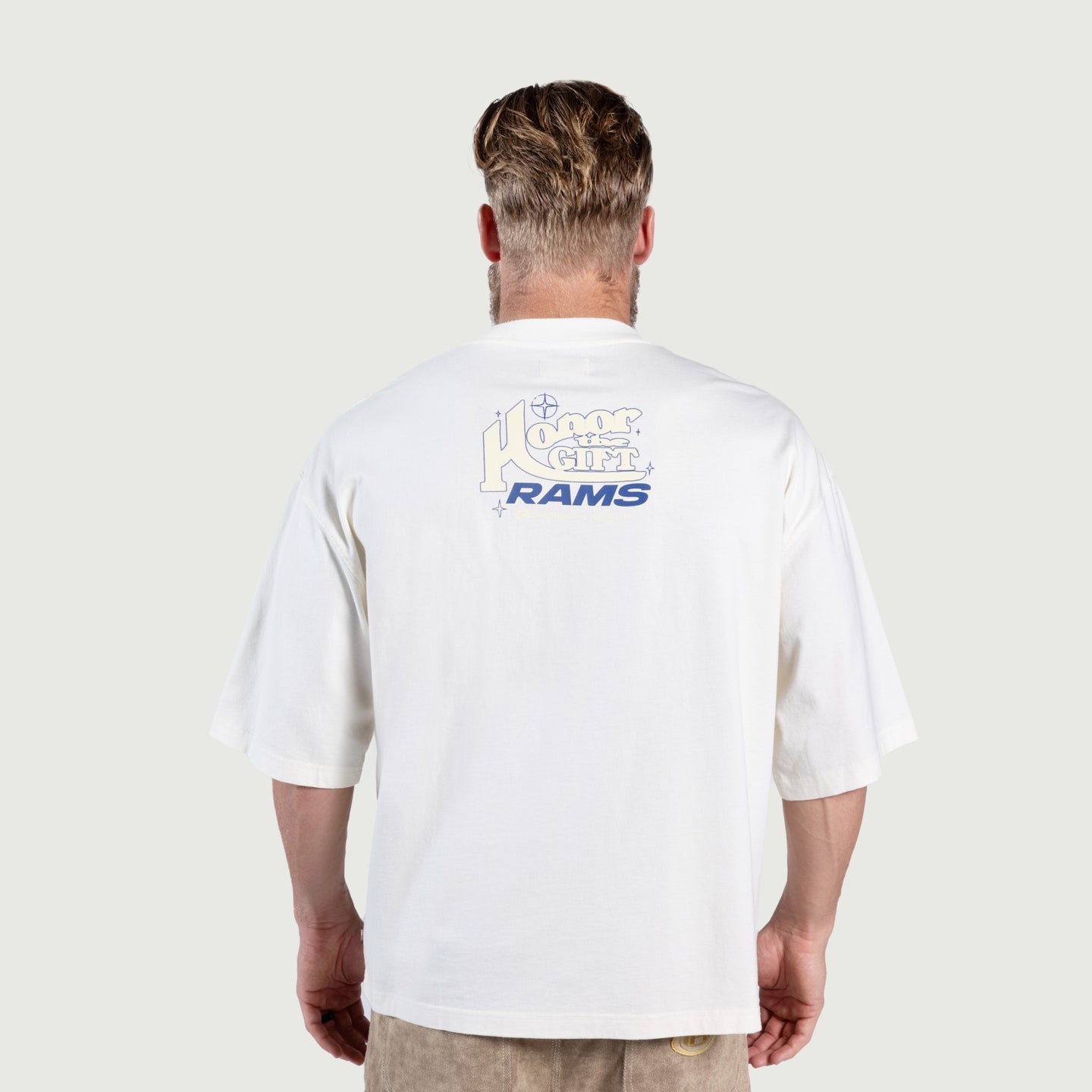 Rams Ss Boxy Tee - Cream