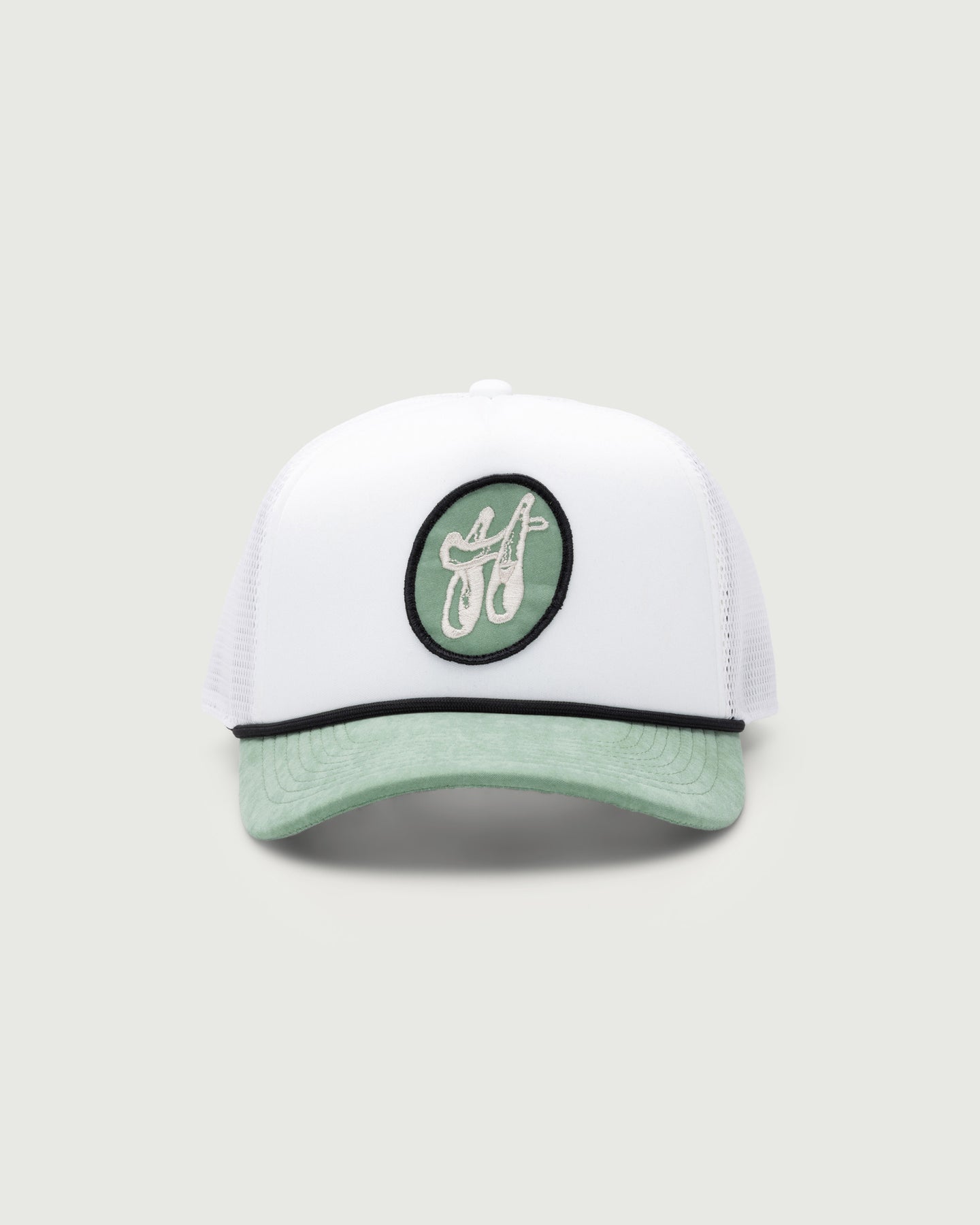 H Patch Trucker Cap - Bone