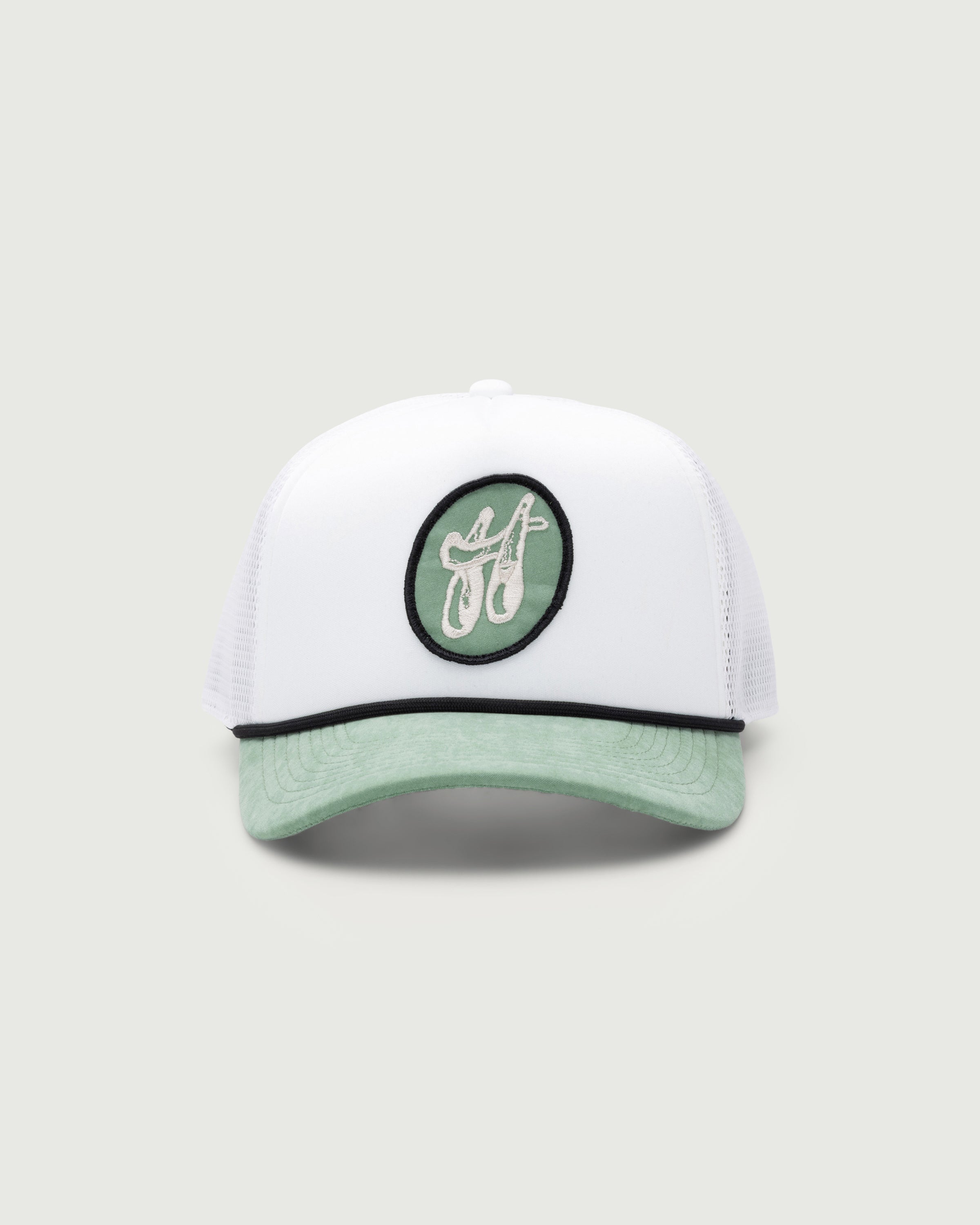 H Patch Trucker Cap - Bone