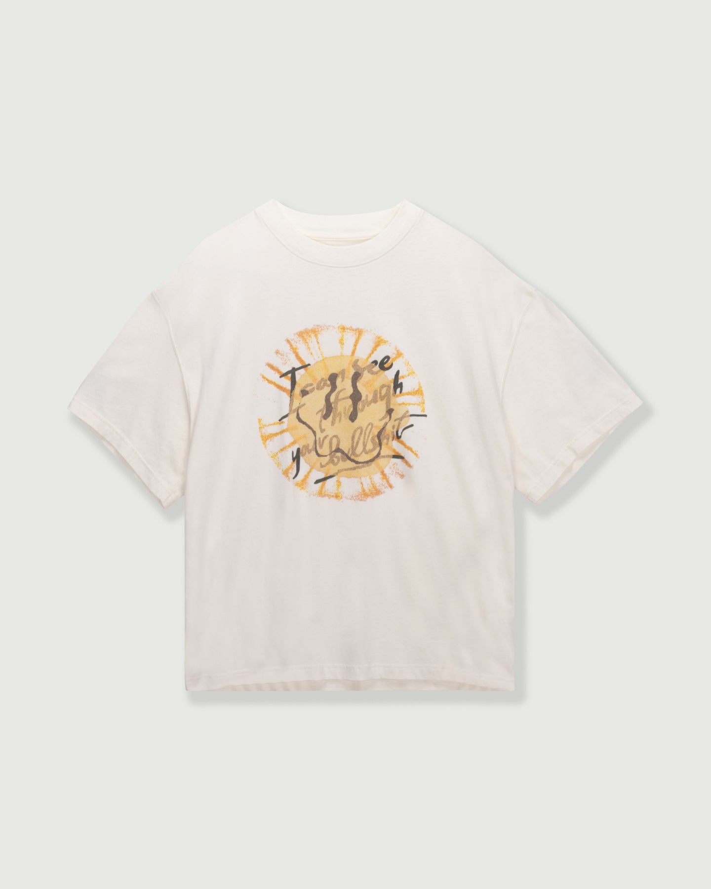 I Can See Through Your Bullshit S/S Tee - White