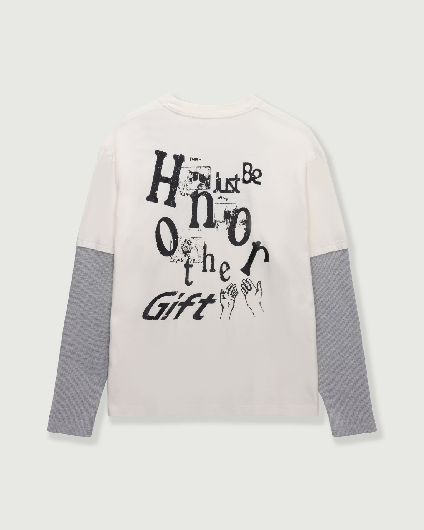 Just Be L/S Tee - White