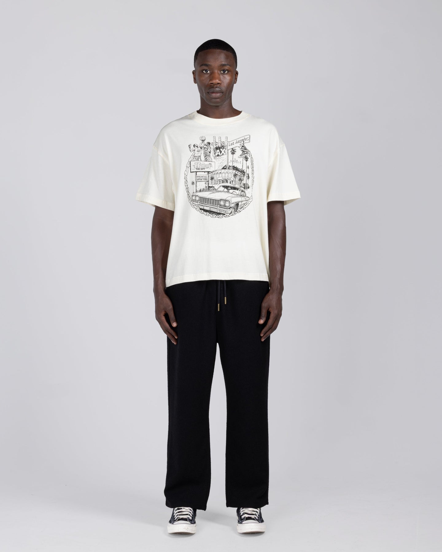 LA Chain City Tee - Bone