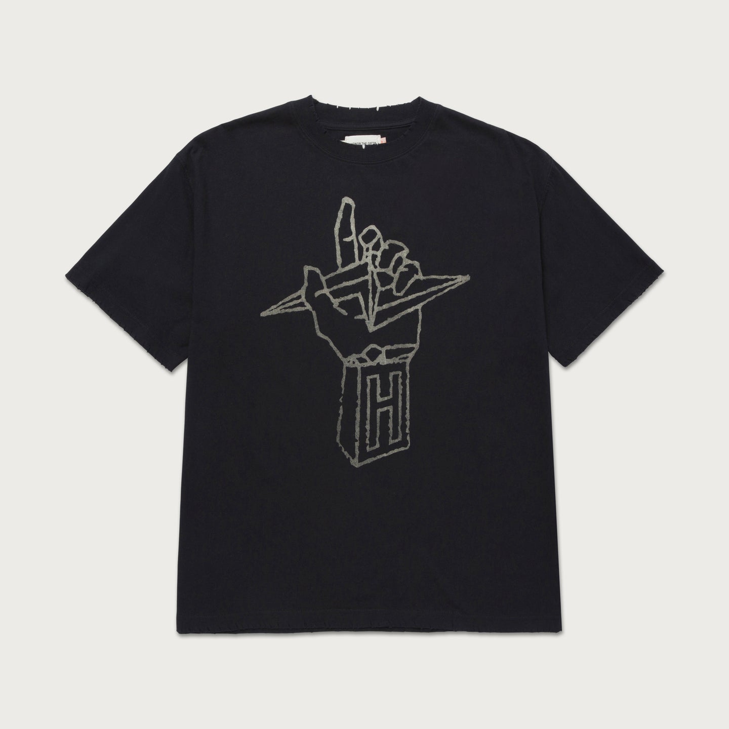 Lightning Hand Tee - Black