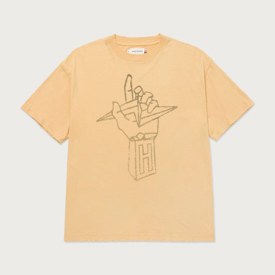 Lightning Hand Tee - Yellow