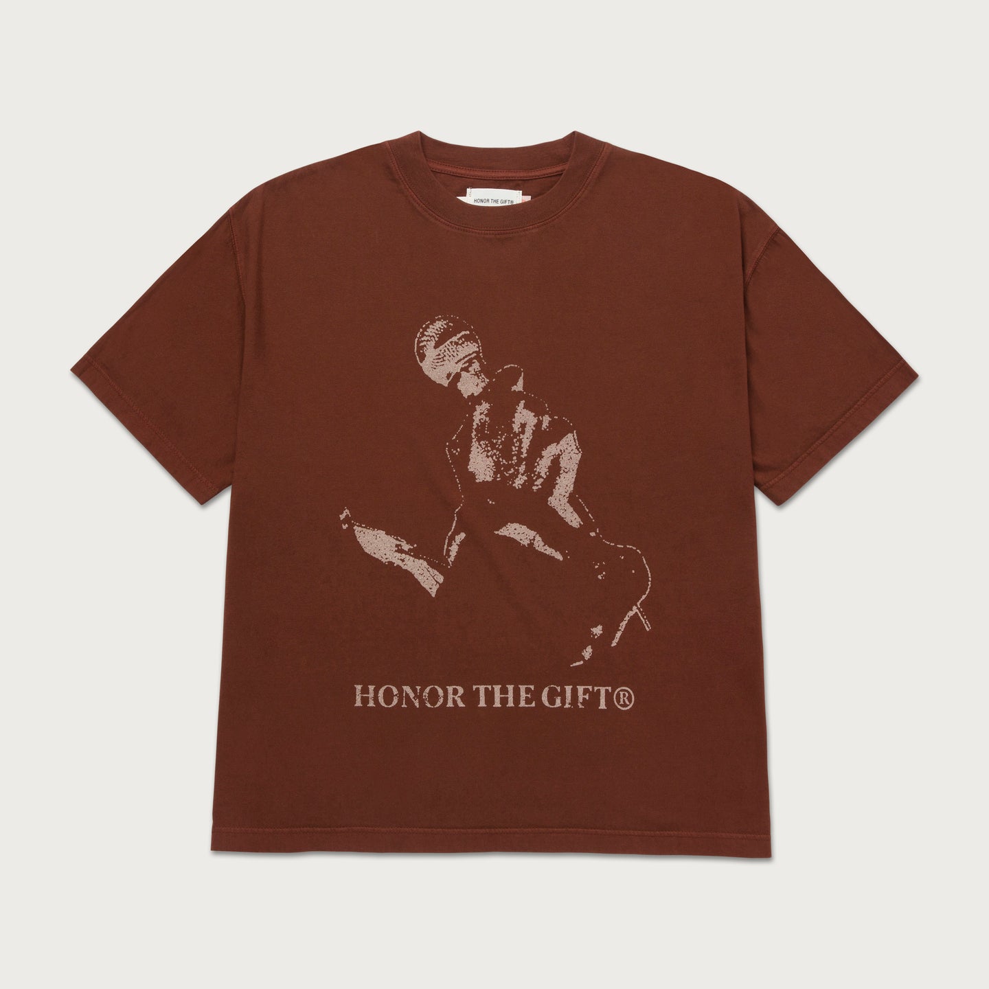 Live And Direct Tee - Brown