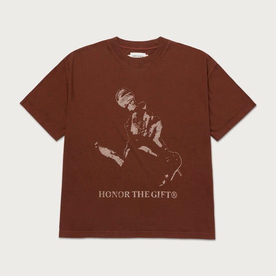 Live And Direct Tee - Brown