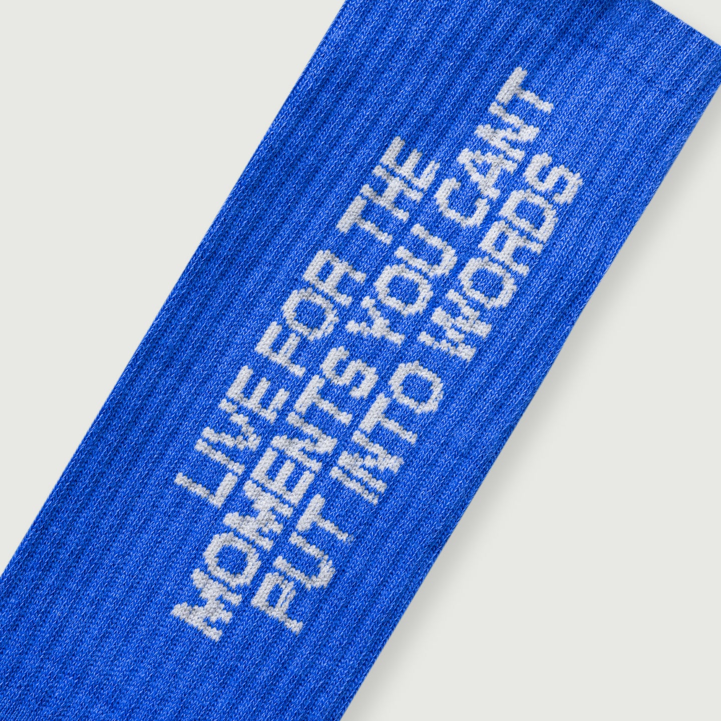 Live Patchwork Sock - Blue