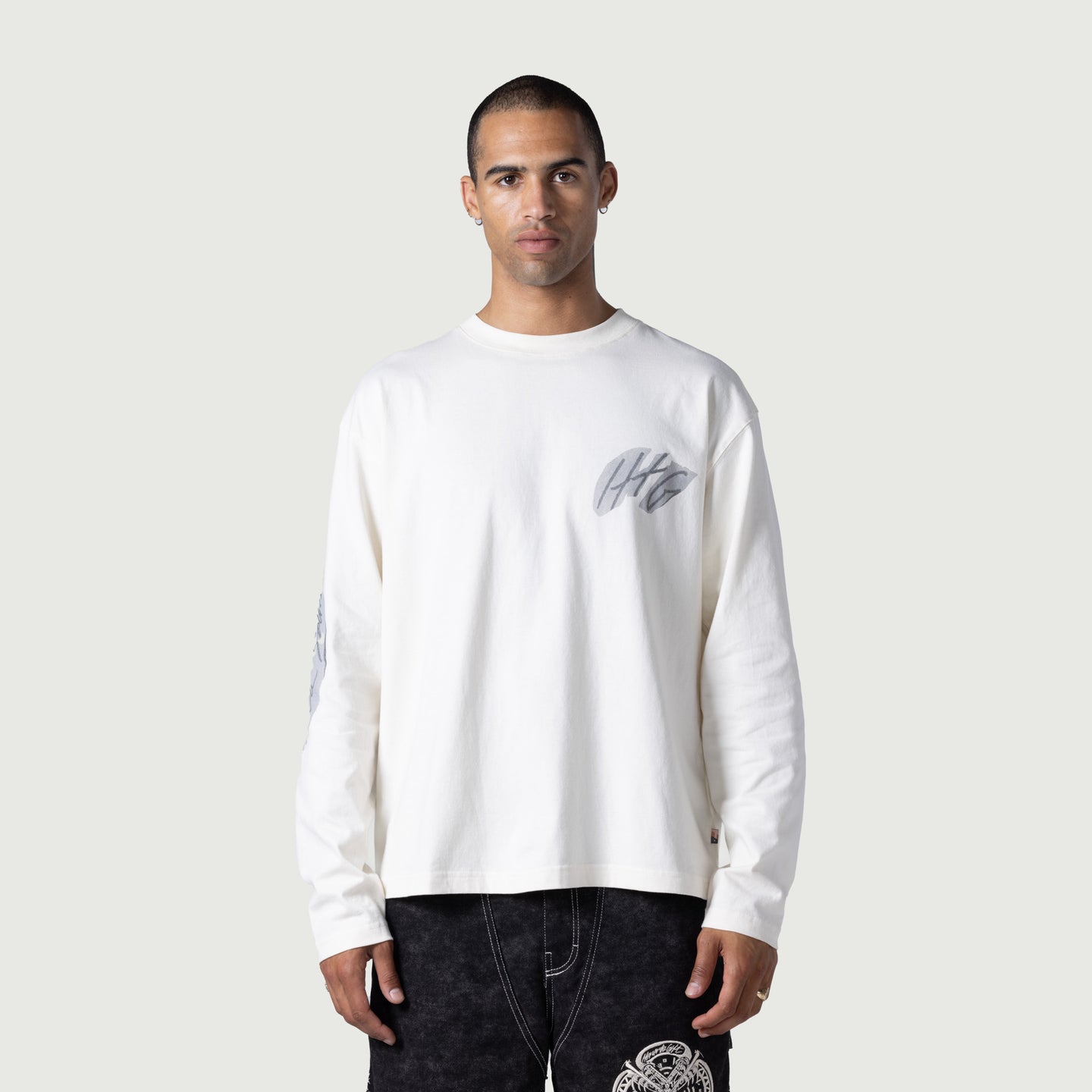 LS Music Collage Tee - Cream